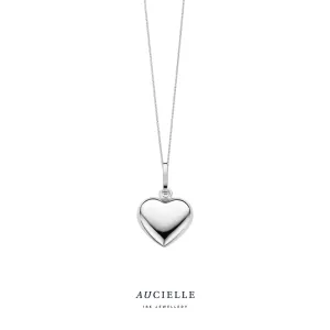 Aucielle - Pendentif - Cœur, Or Blanc (AH0035V)