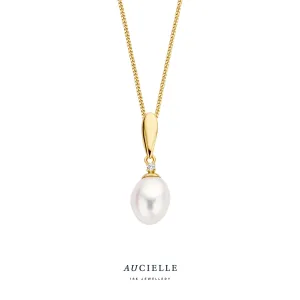 Aucielle - Pendentif - Perles et Or Jaune (AH0007C)