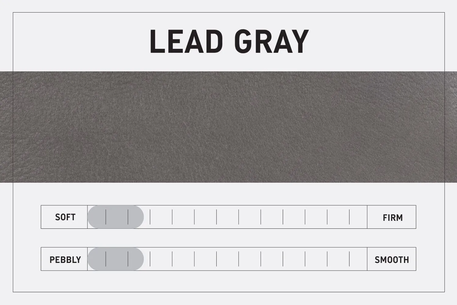 AVERY LEATHER TOTE BAG - LARGE - LEAD GRAY