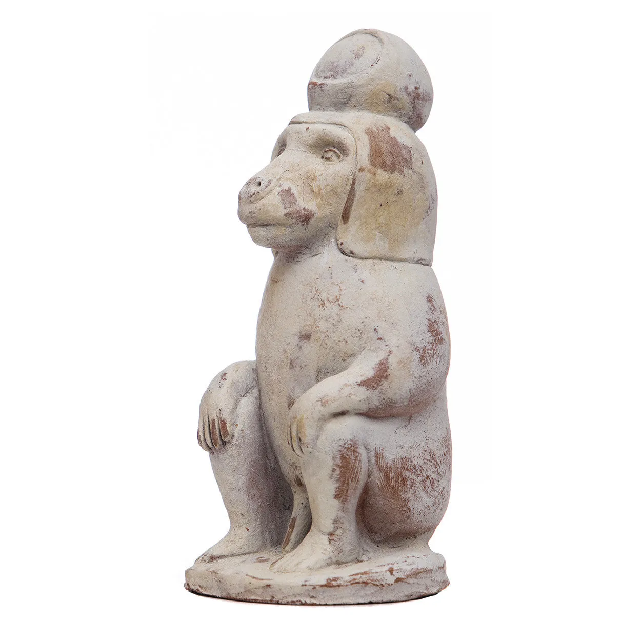 Baboon of Thoth - Terracotta Replica of Freud's Marble Figurine by Martha Todd