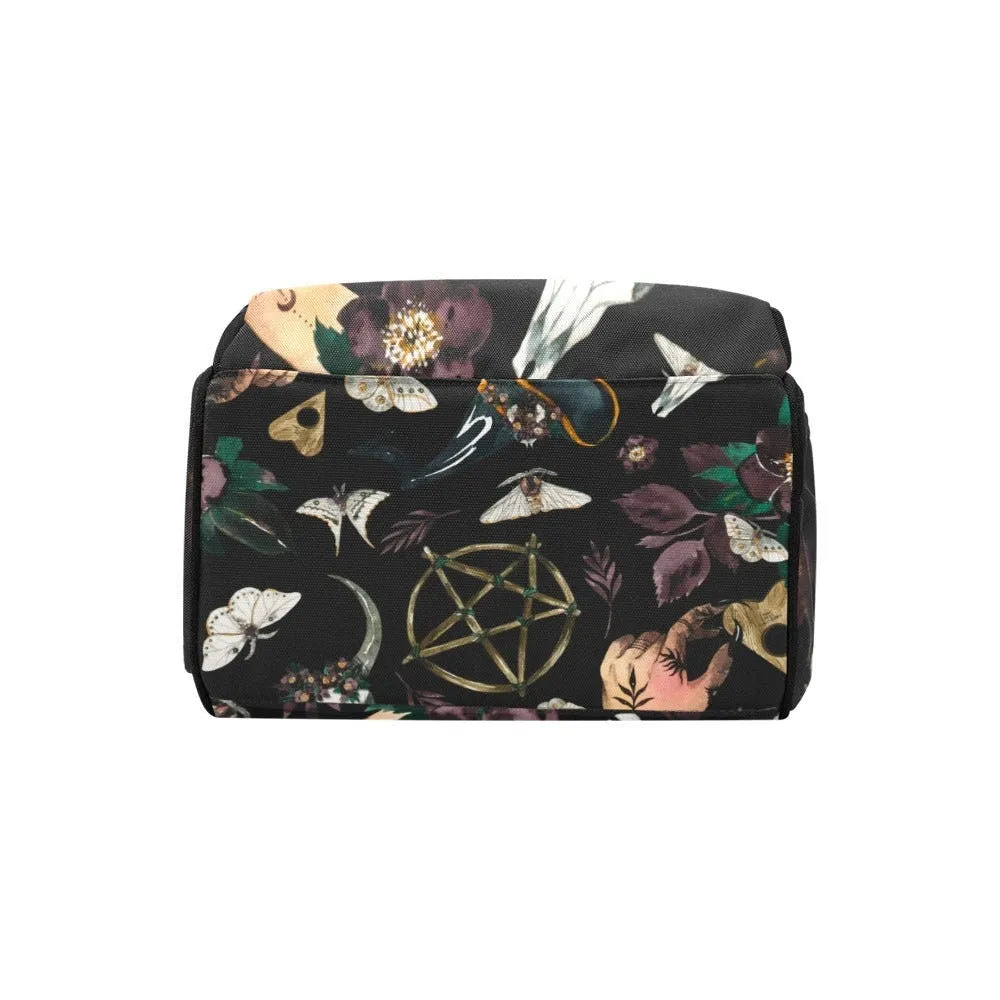 Baby Goth Skull Diaper Nappy Bag Goth Baby Bag Goth Backpack Goth Purse Goth Baby Stuff Gothic Baby Stuff Horror Spooky Nursery Skull Baby