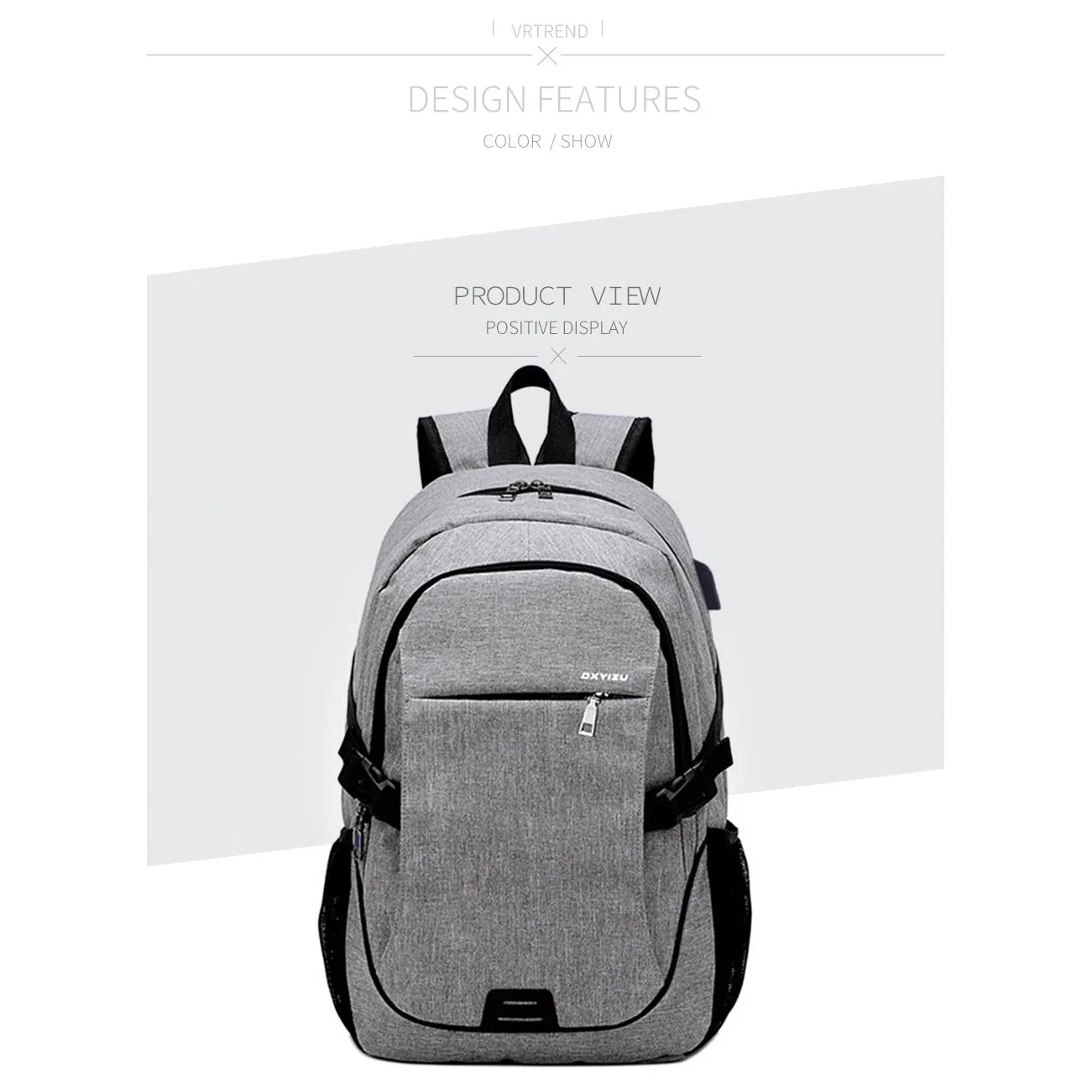Backpack USB Charging <br> Canvas