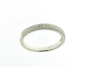 Bague avec motif - Or Blanc, Diamants (053637A)