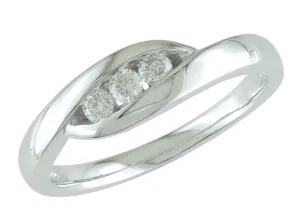 Bague avec motif - Or Blanc, Diamants (J&A5626)