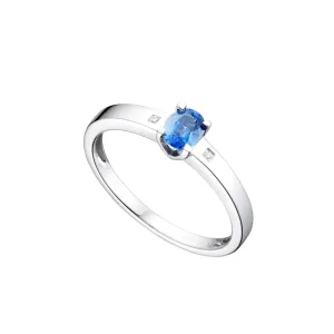 Bague Garel Tara - Or Blanc, Saphir et Diamants (15HC010SG)