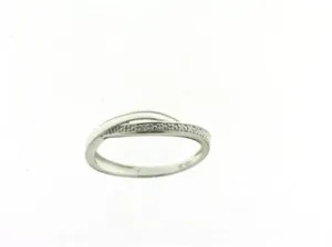 Bague multiple anneaux - Or Blanc, Diamants (058893/A)
