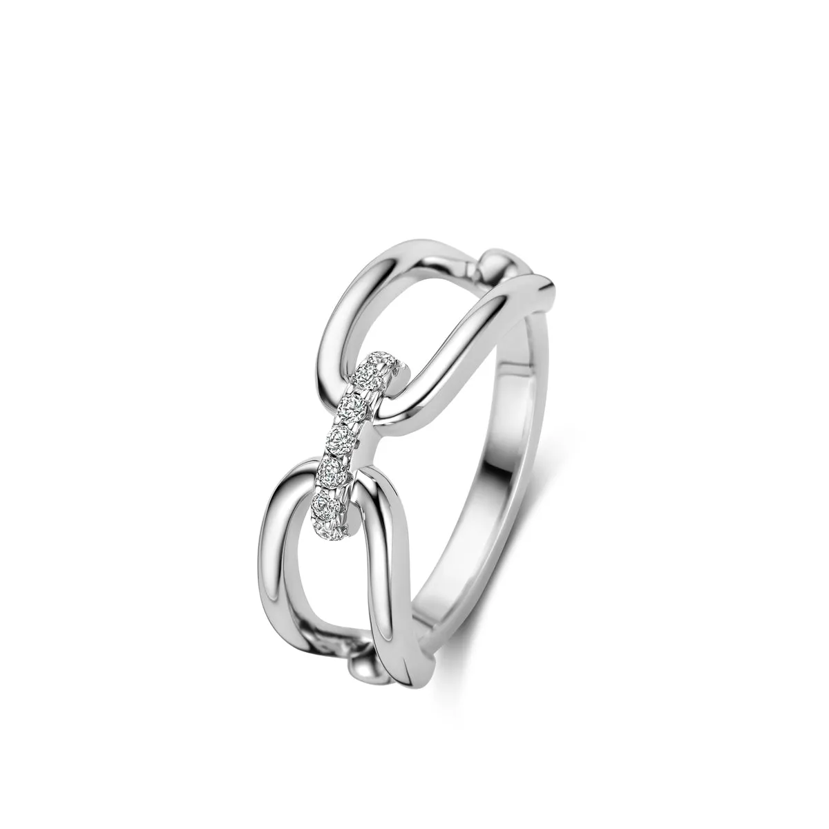 Bague Naiomy - Argent et zircons (N4H57)