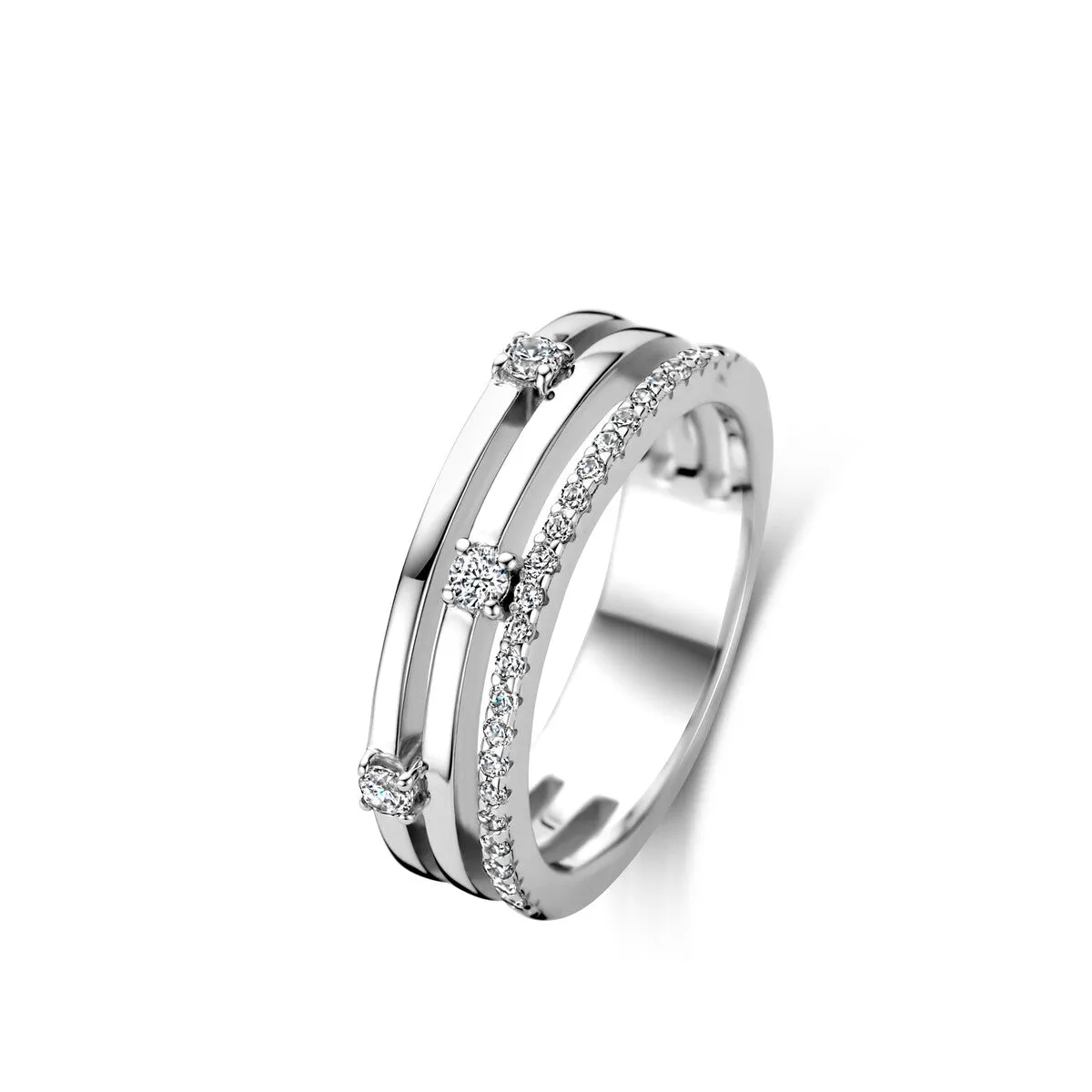 Bague Naiomy - Argent et zircons (N4S51)