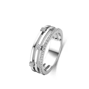 Bague Naiomy - Argent et zircons (N4S51)
