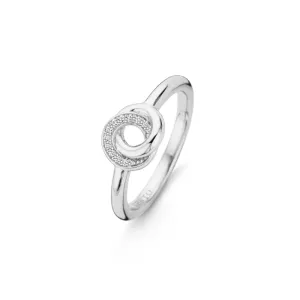 Bague TI SENTO - Argent, zircons (12142ZI)