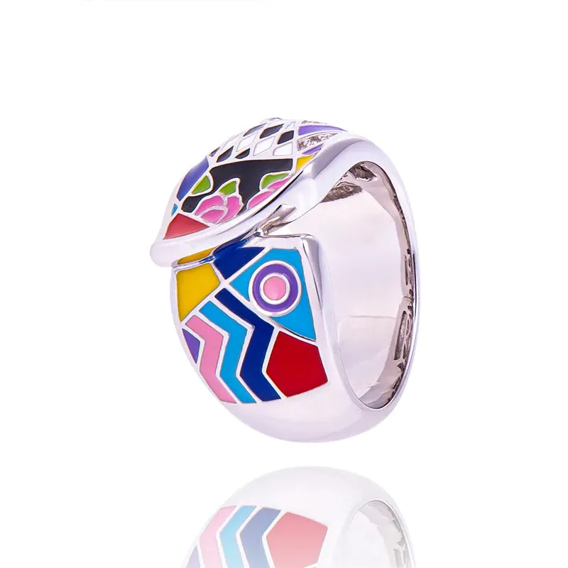 Bague UNA STORIA - Sighisoara, Argent et zircons (BG121207)