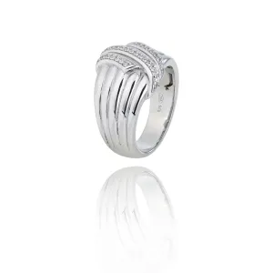 Bague UNA STORIA - Turban, Argent et zircons (BG160125)