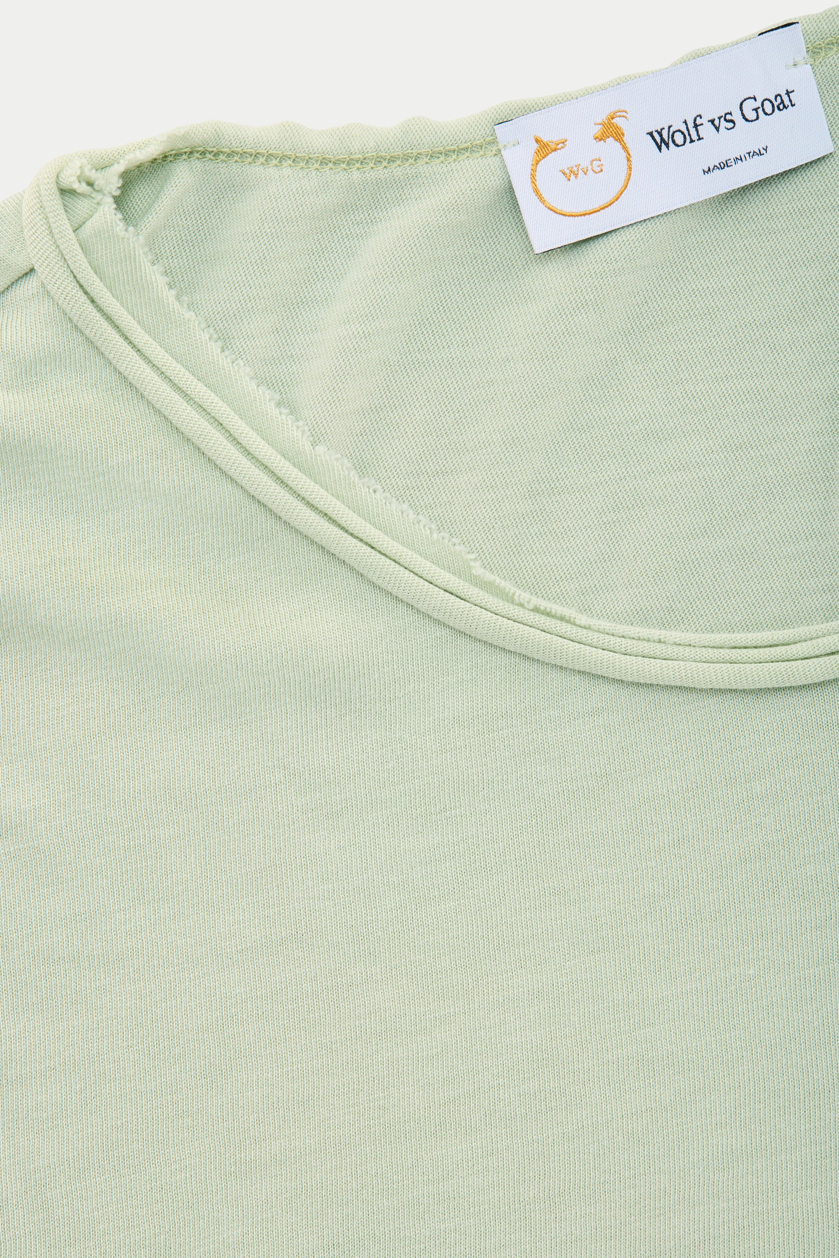 Bamboo Sorona LongSleeve Roll Neck T-Shirt Green Lily