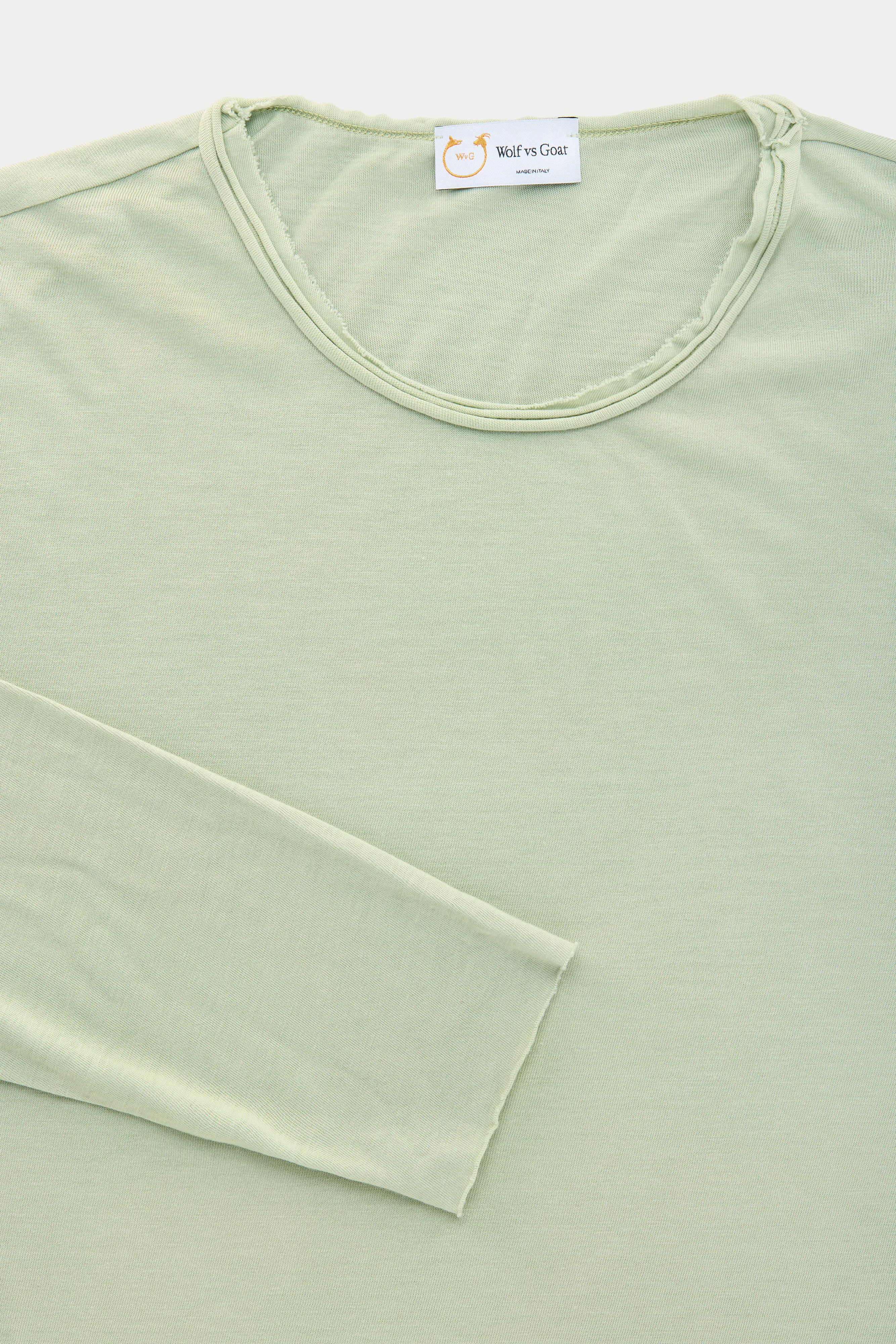 Bamboo Sorona LongSleeve Roll Neck T-Shirt Green Lily