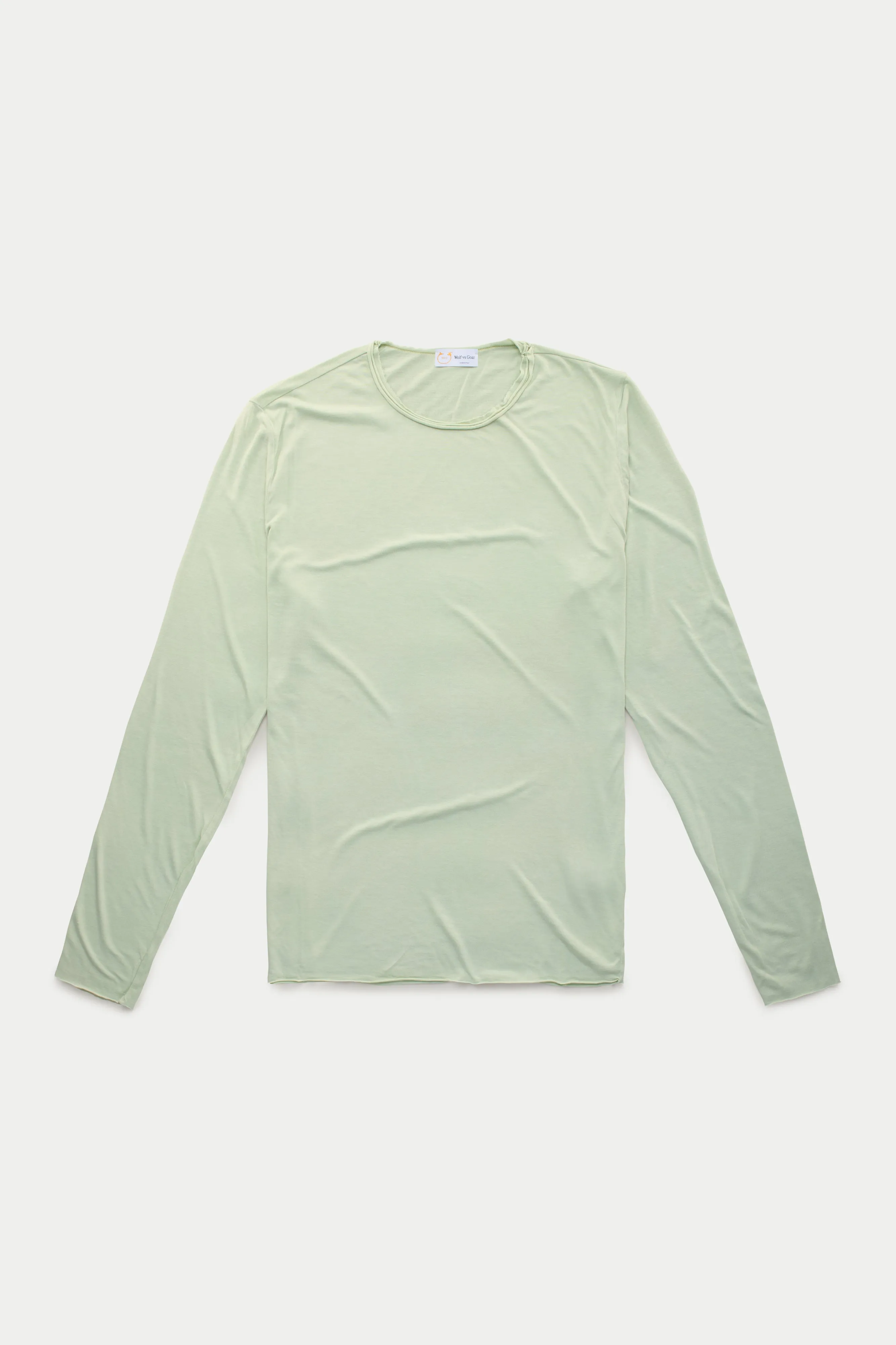 Bamboo Sorona LongSleeve Roll Neck T-Shirt Green Lily