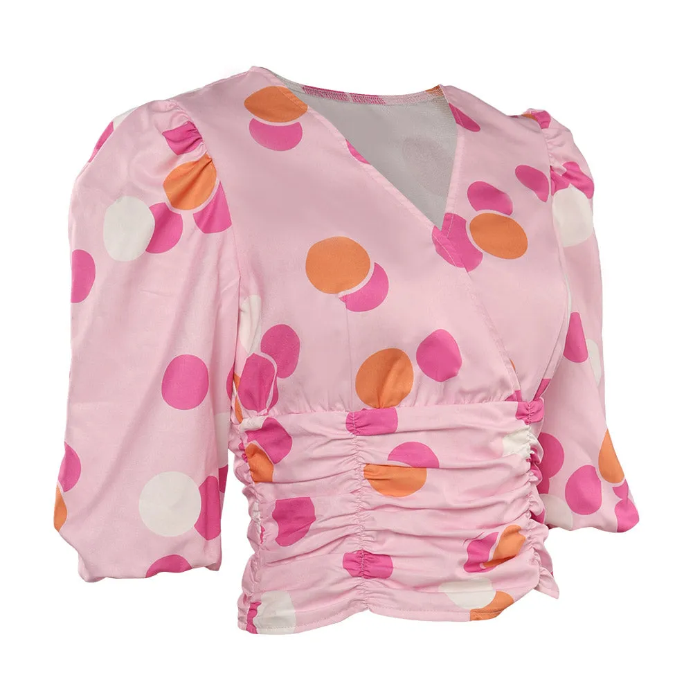 Barbie 2023 Gloria Cosplay Costume Top Halloween Carnival Suit