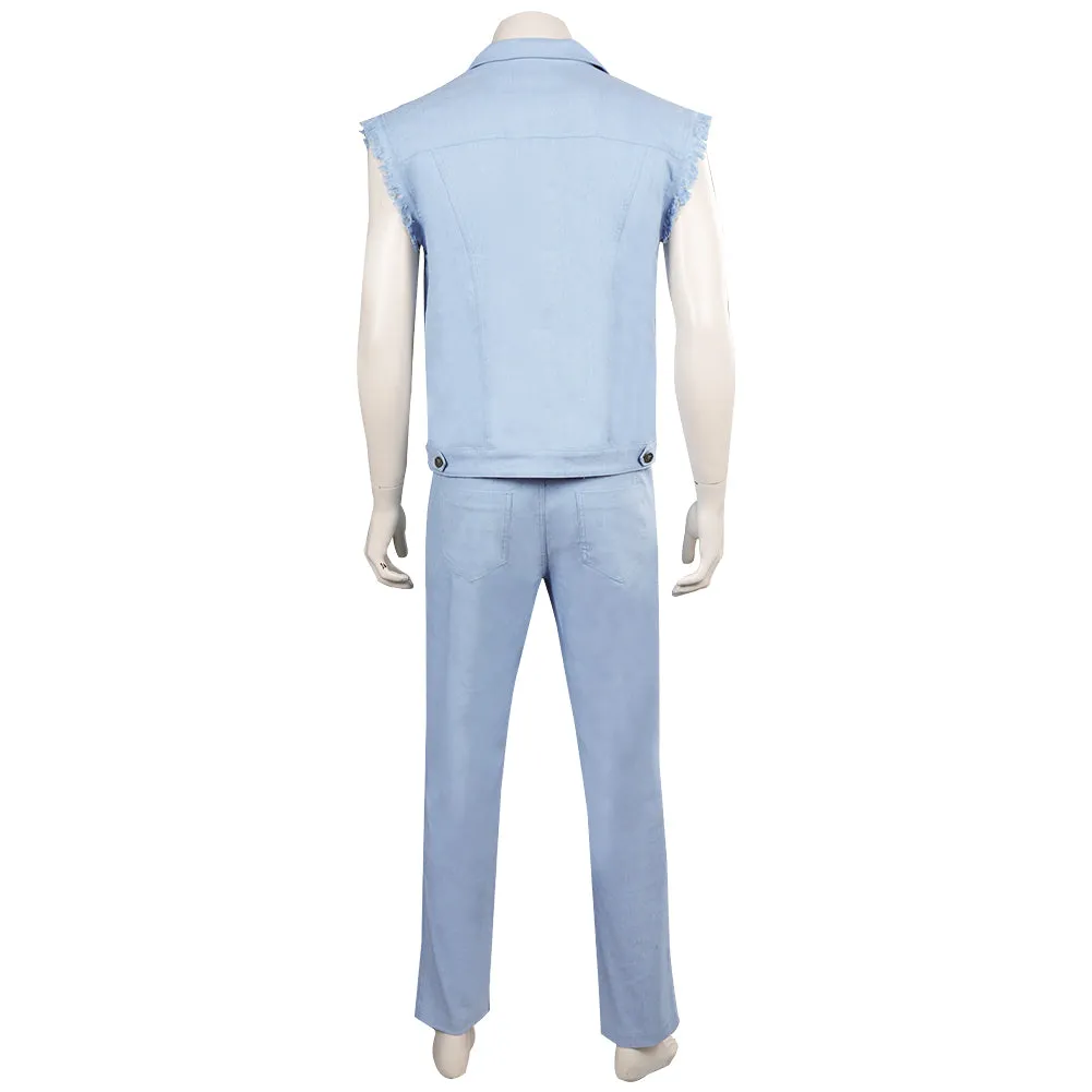 Barbie 2023 Ken Cosplay Costume Cowboy Outfits Halloween Carnival Suit