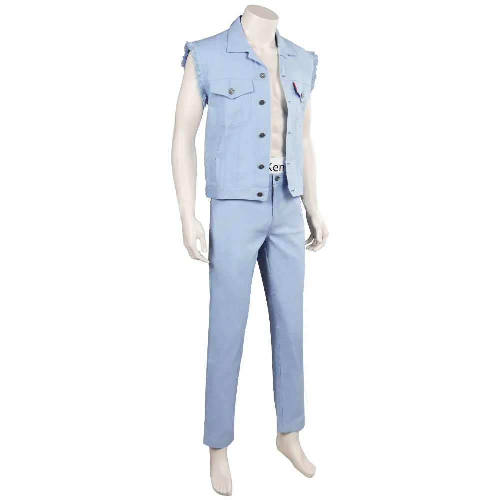 Barbie 2023 Ken Cosplay Costume Cowboy Outfits Halloween Carnival Suit
