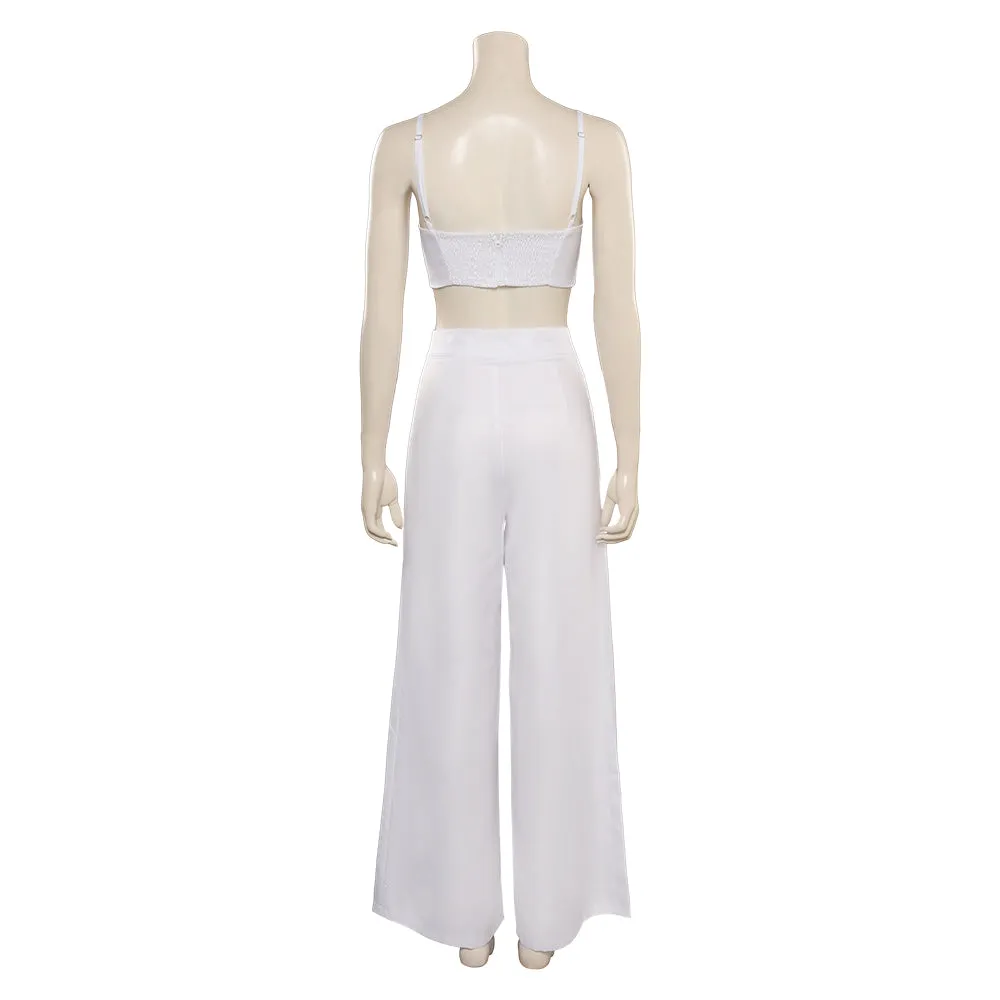 Barbie 2023 The Nobel Prize Barbie Cosplay Costume White Outfits Halloween Carnival Suit