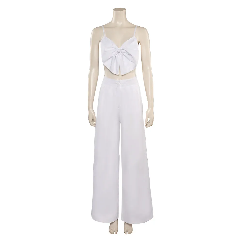 Barbie 2023 The Nobel Prize Barbie Cosplay Costume White Outfits Halloween Carnival Suit