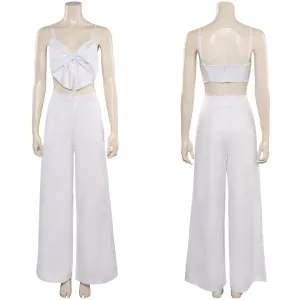Barbie 2023 The Nobel Prize Barbie Cosplay Costume White Outfits Halloween Carnival Suit