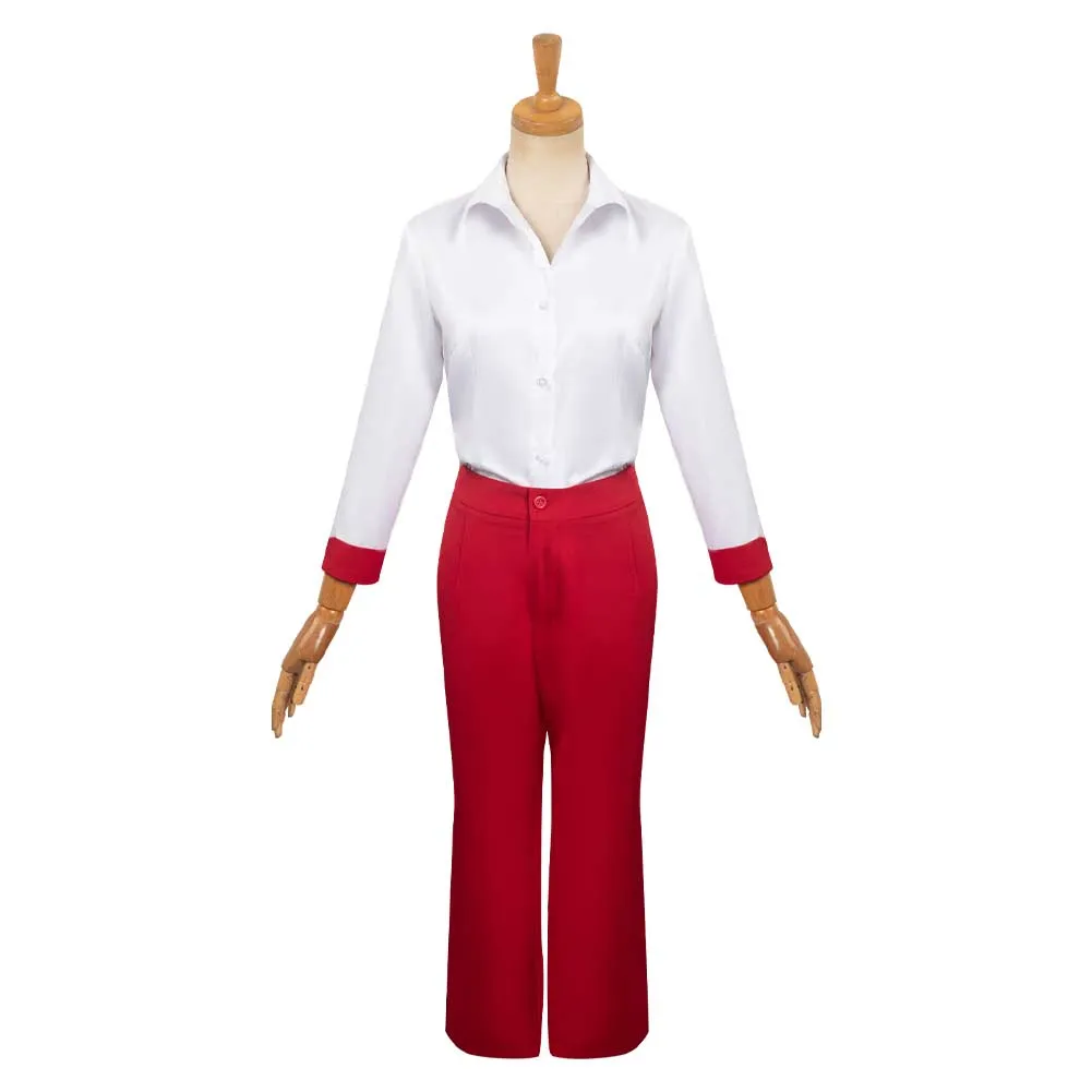 Barbie Cosplay Costume Women Rose Red Outfits Halloween Carnival Suit