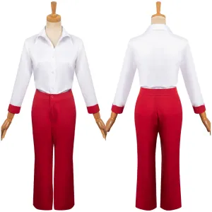 Barbie Cosplay Costume Women Rose Red Outfits Halloween Carnival Suit