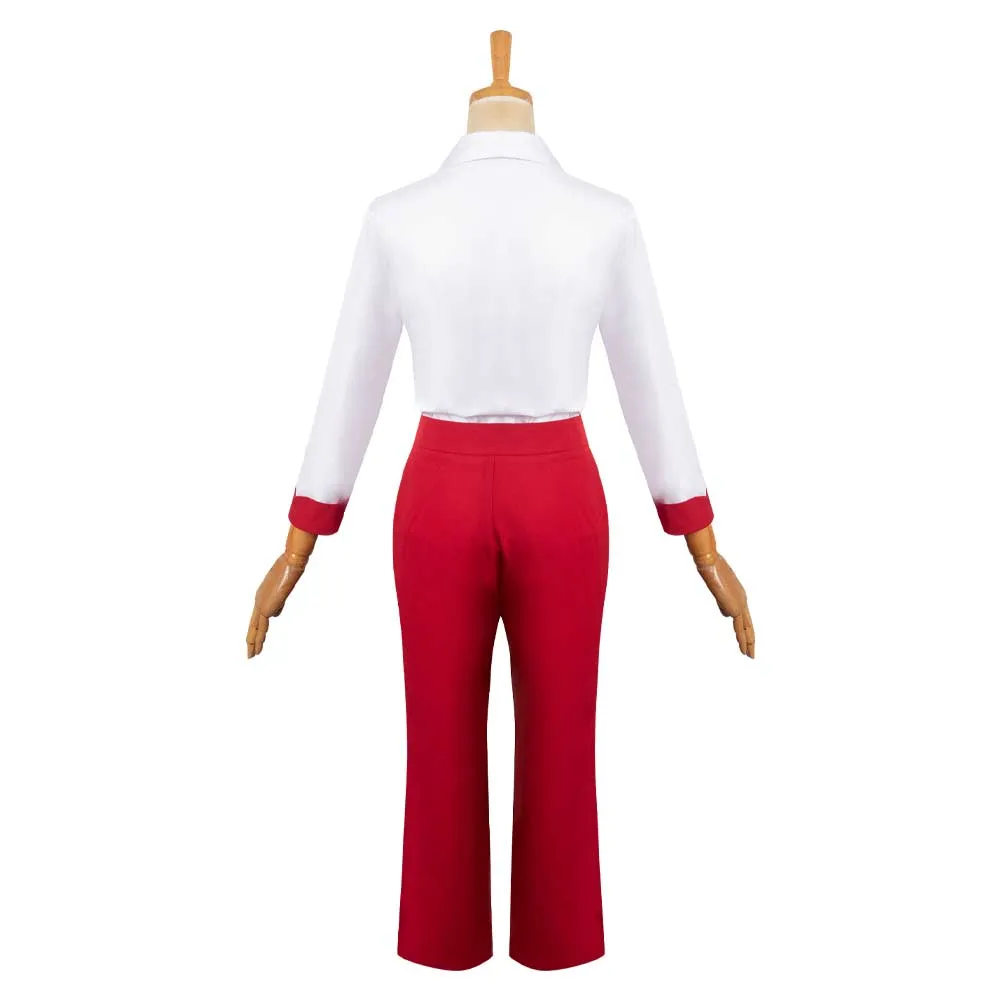Barbie Cosplay Costume Women Rose Red Outfits Halloween Carnival Suit