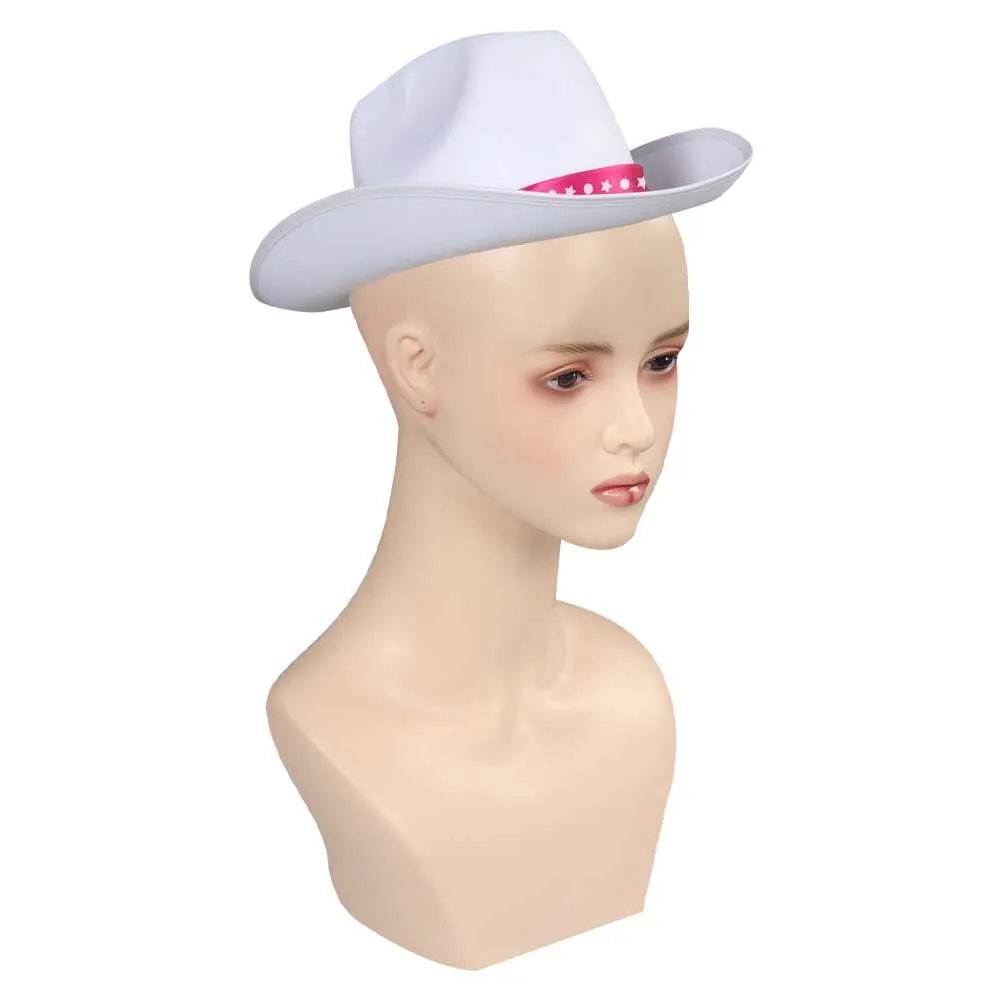 Barbie Kids Children Cowboy Hat Cosplay Halloween Carnival Costume Accessories Gift