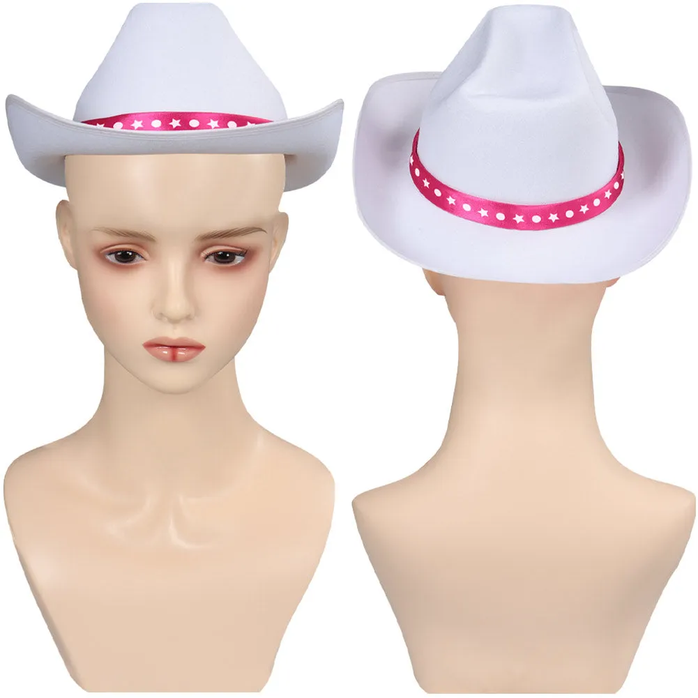Barbie Kids Children Cowboy Hat Cosplay Halloween Carnival Costume Accessories Gift