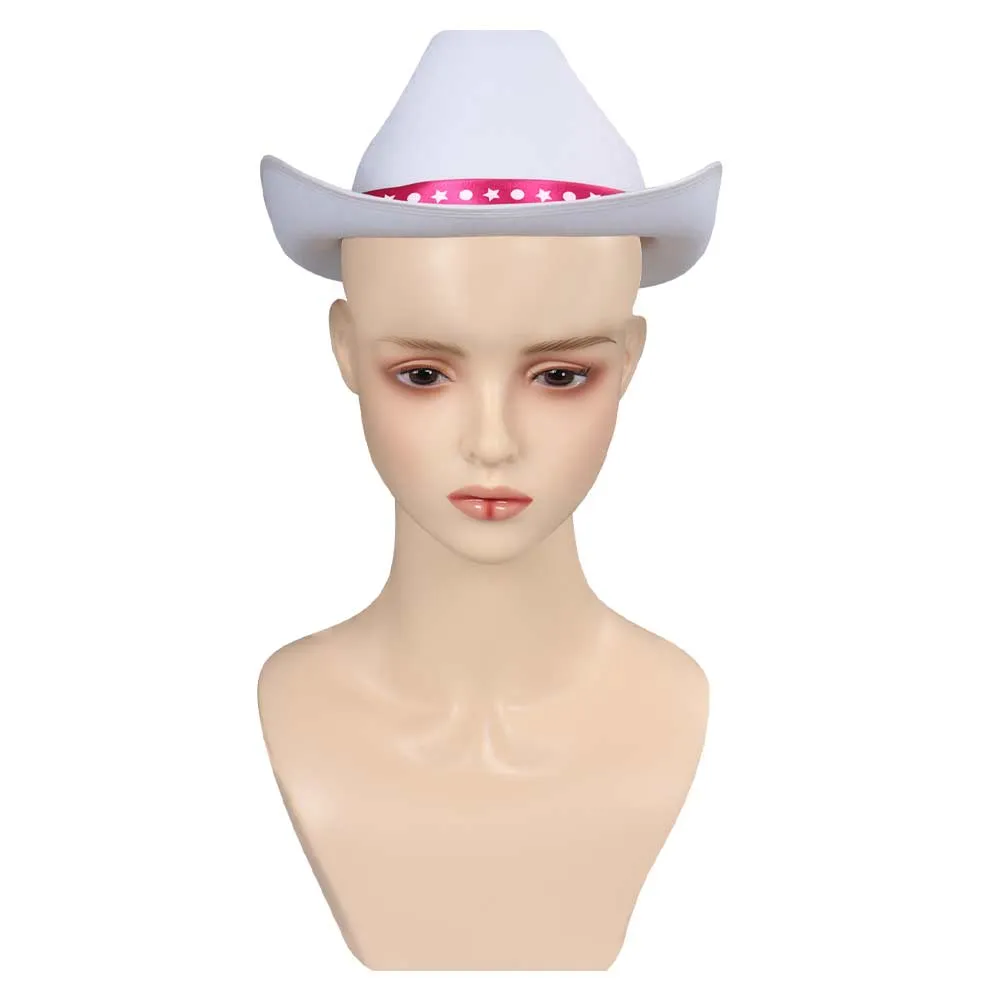 Barbie Kids Children Cowboy Hat Cosplay Halloween Carnival Costume Accessories Gift
