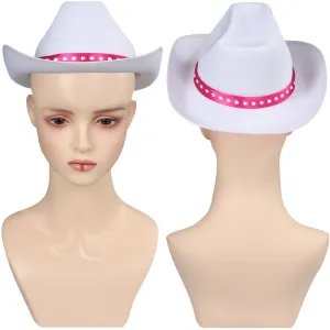Barbie Kids Children Cowboy Hat Cosplay Halloween Carnival Costume Accessories Gift