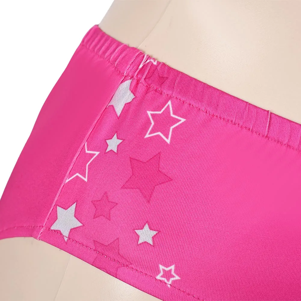 Barbie Original Pink Sexy BIKINIS Swimsuit Swimwear Cosplay Costume Outfits