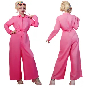 Barbie Pink Jumpsuit Cosplay Costume Halloween Carnival Suit