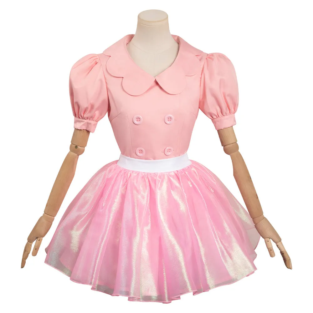 Barbie Pink Yarn Skirt Cosplay Costume Outfits Halloween Carnival Suit