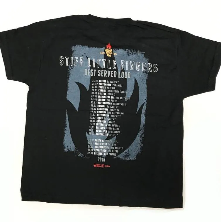 Barrowlands 2016 w/ Tour Dates Black T-Shirt Mens