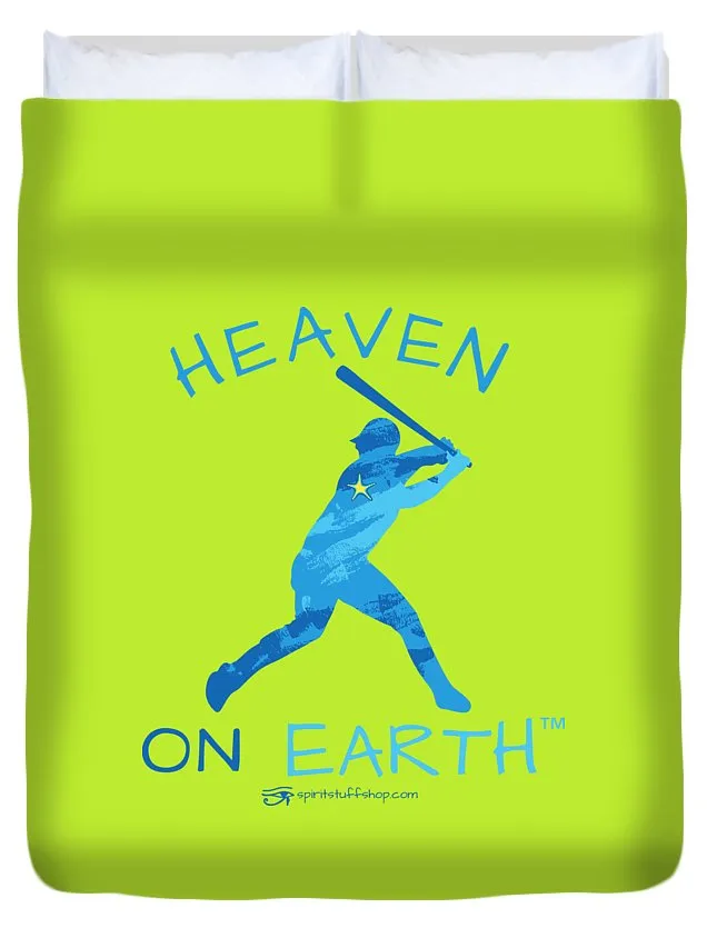 Baseball Heaven On Earth - Duvet Cover