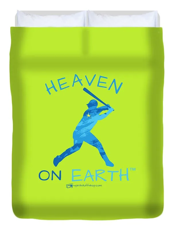 Baseball Heaven On Earth - Duvet Cover