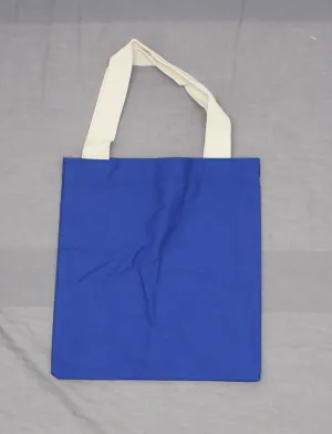 Bayside nEW USA MADE Cotton Tote Bag Blue 06081