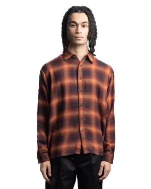 Beach Brains Bush Shirt Orange