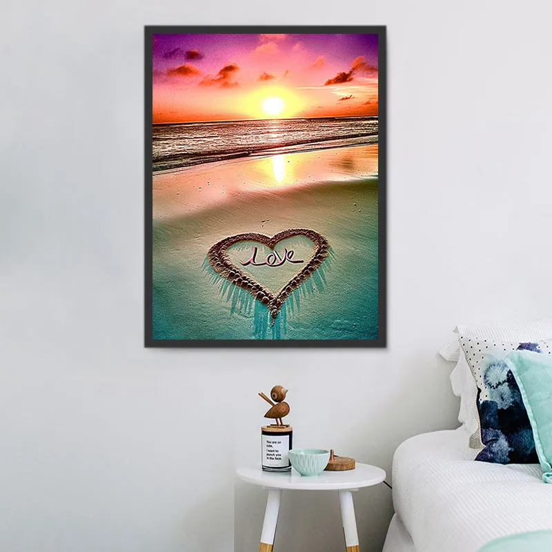 Beach Paint By Numbers Kits UK MJ8520