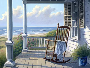 Beach Paint By Numbers Kits UK MJ8541