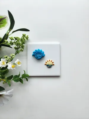 Beach Sunset | Beach Polymer Clay Cutter