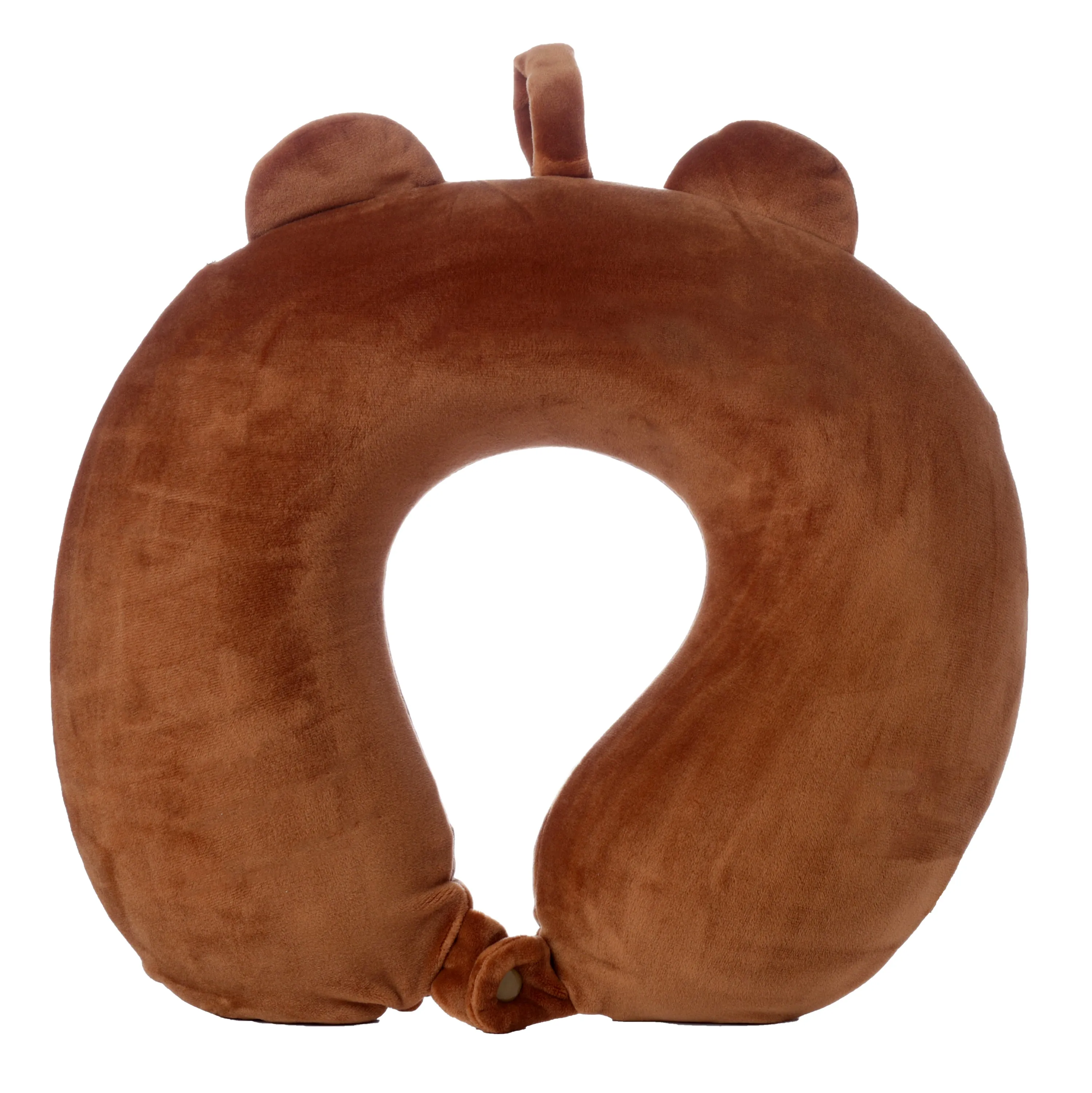 Bear Relaxeazzz Plush Memory Foam Travel Pillow
