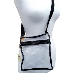 Bebe Fashion Clear Crossbody Messenger Bag