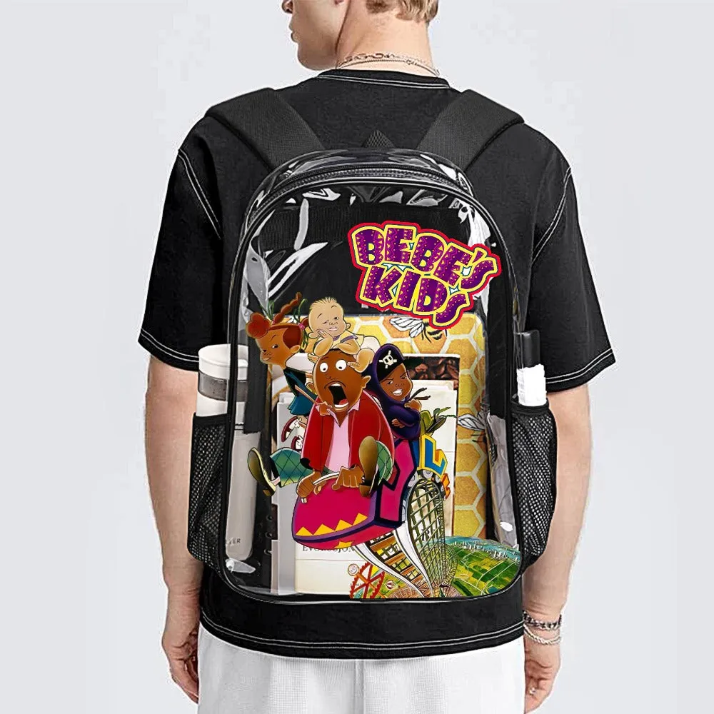 BEBE's Kids Transparent Backpack 17 Inch