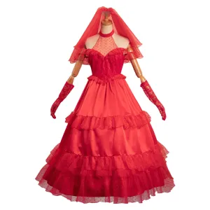 Beetlejuice Lydia Original Design Wedding Dress Cosplay Costume Outfits Halloween Carnival Suit