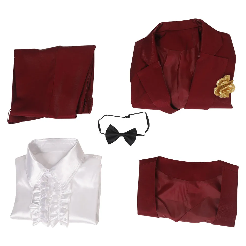 Beetlejuice Wedding Outfits Cosplay Costume Halloween Carnival Suit