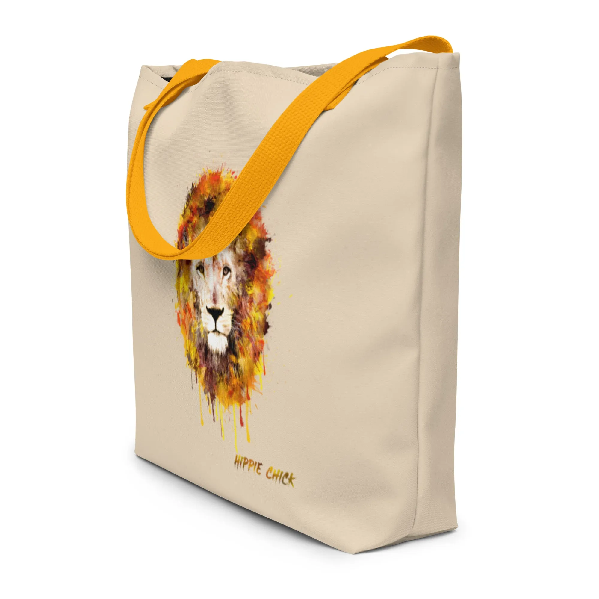 Beige Tote Bag