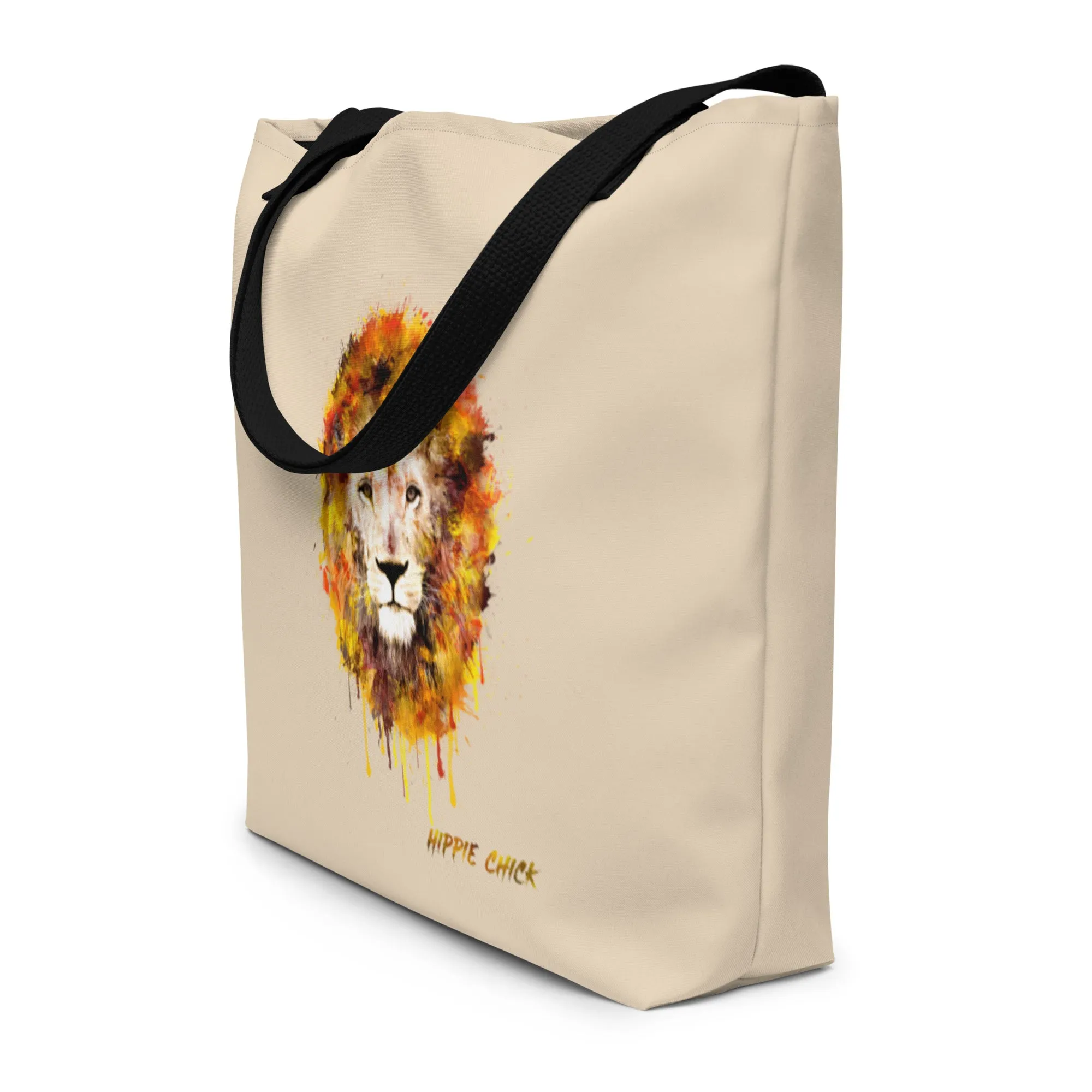 Beige Tote Bag